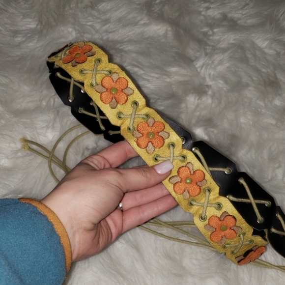 Accessories - 🦎Handmade suede belt boho look